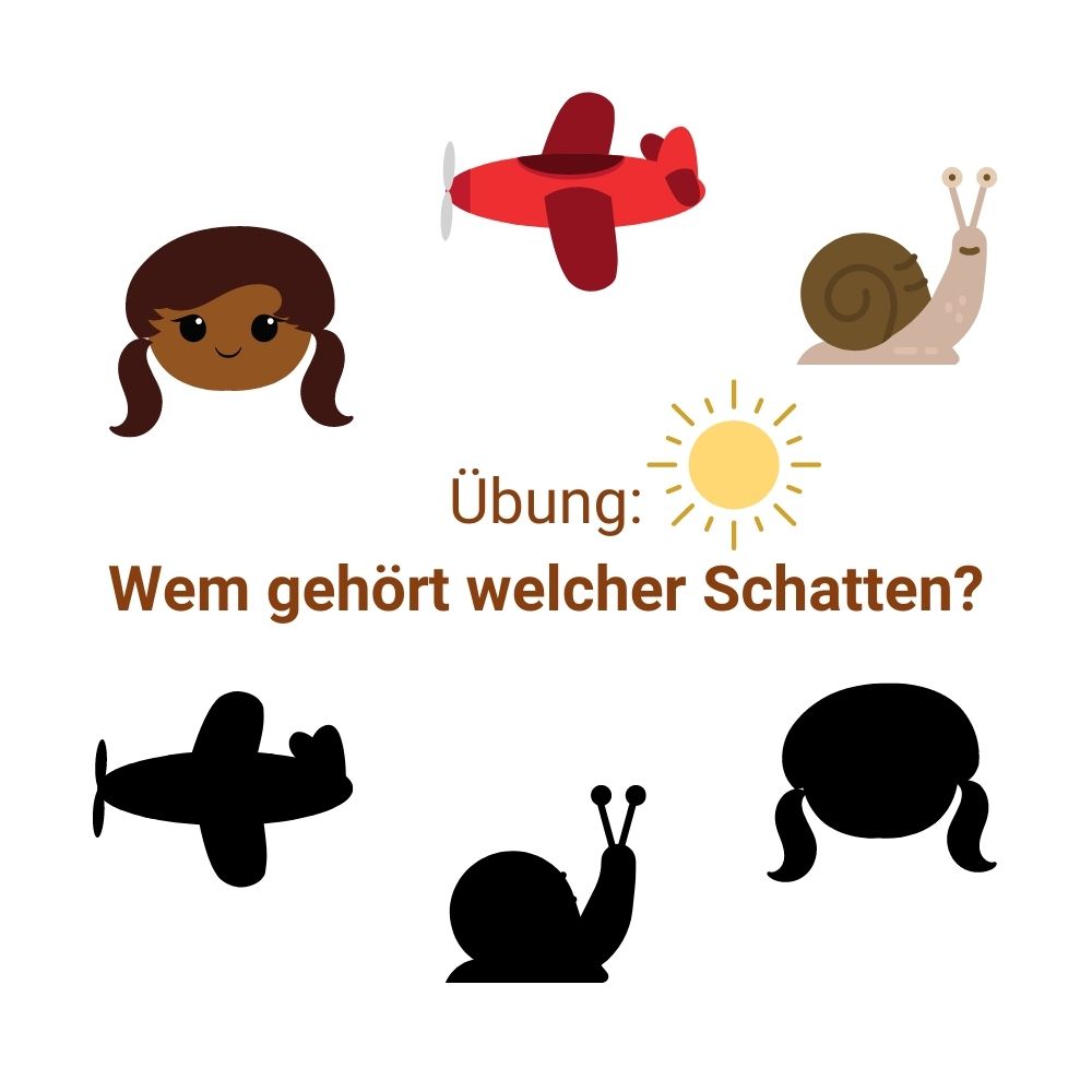Rätsel: Wem gehört welcher Schatten?