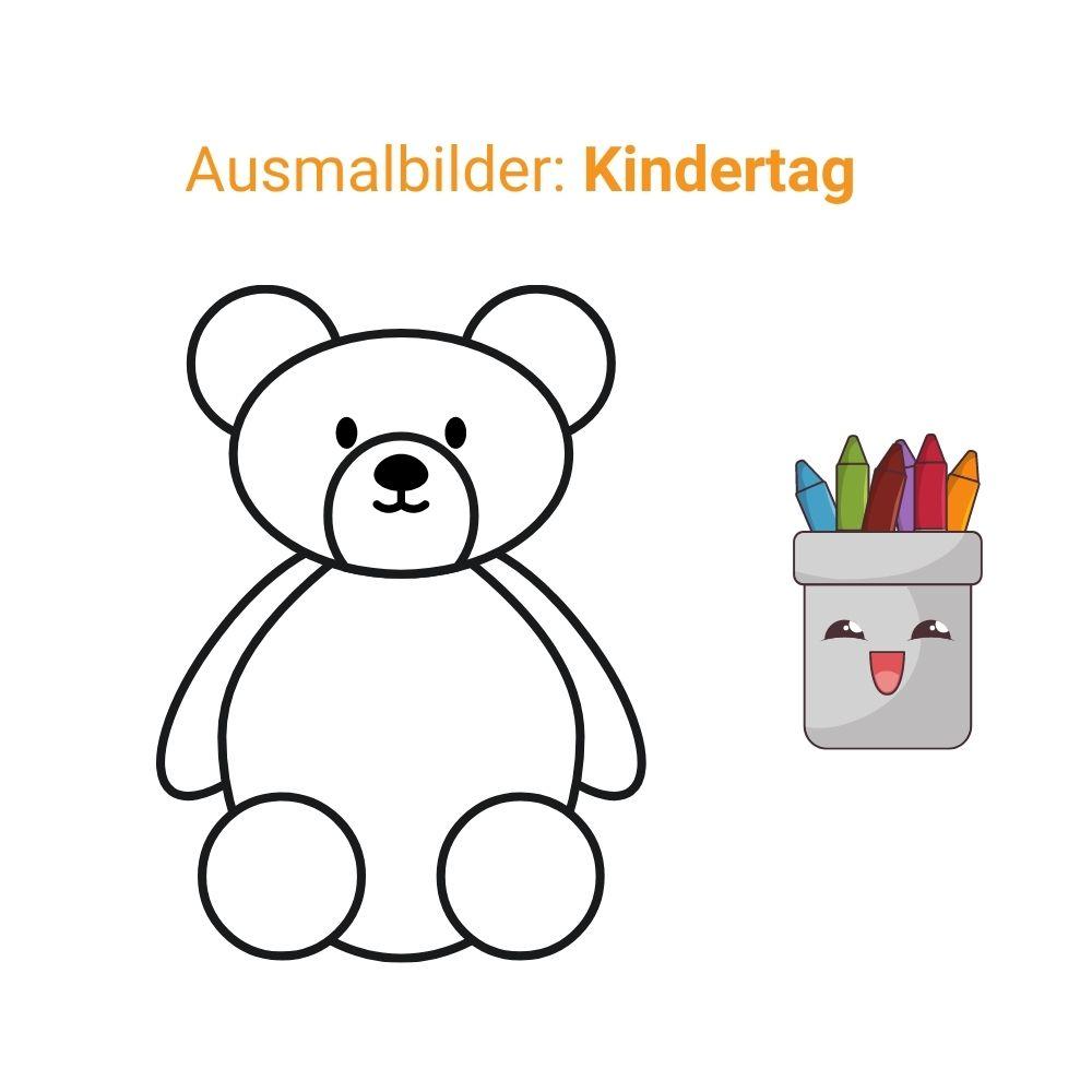 Ausmalbilder: Kindertag