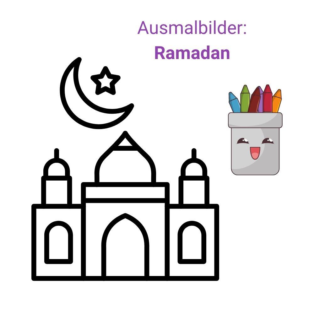 Ausmalbilder Fensterbilder Ramadan Islam Dekoration