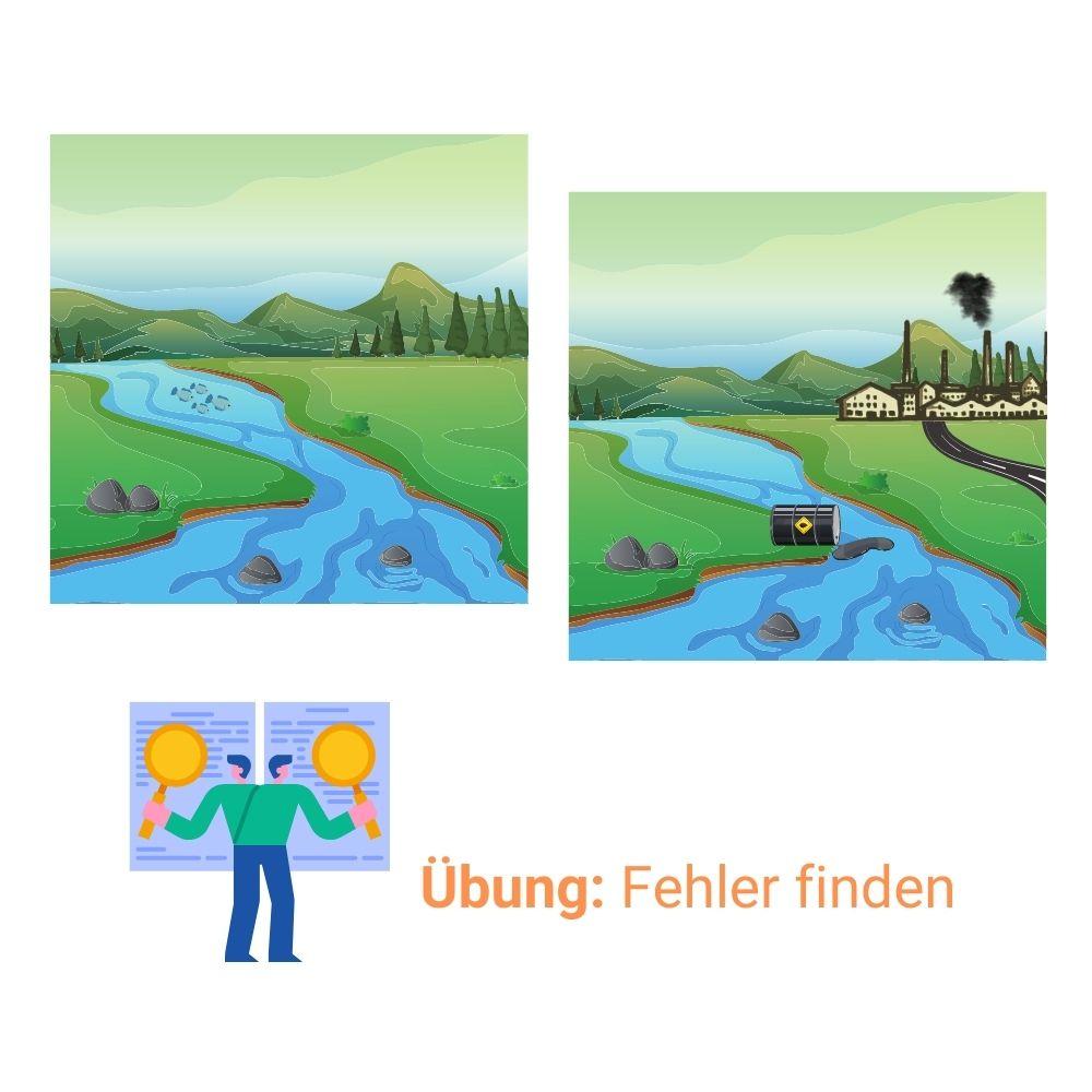 Übung Umwelt: Finde die Fehler