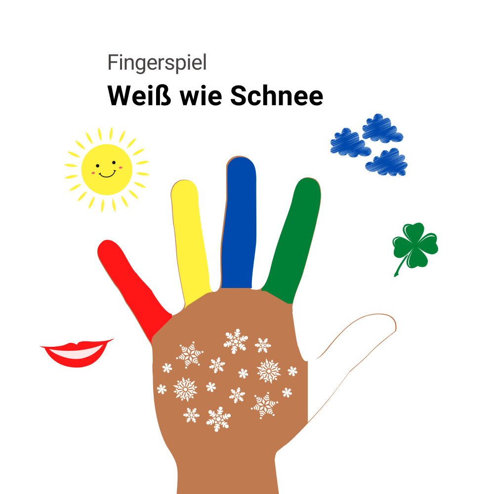 Fingerspiel: Weiß wie Schnee Fingerspiel: Weiß wie Schnee