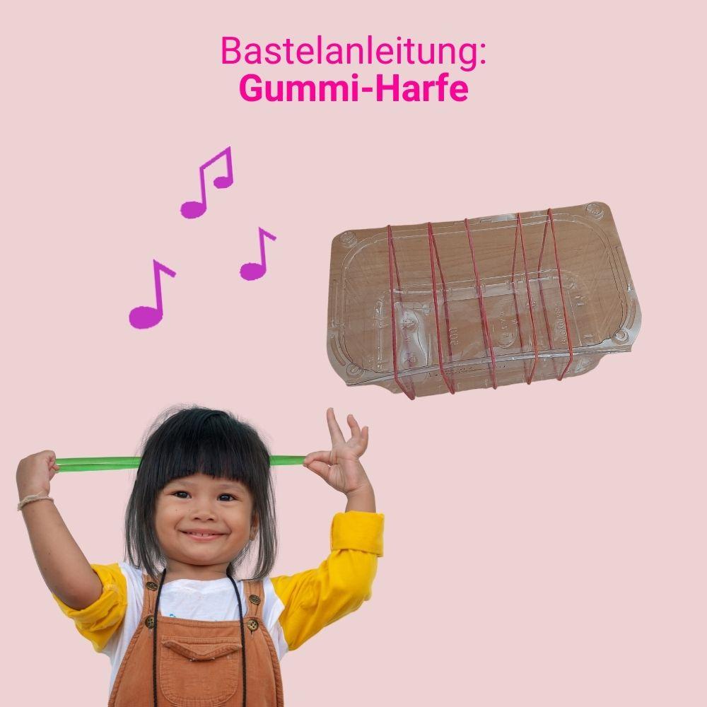 Bastelanleitung: Gummi-Harfe Bastelanleitung: Gummi-Harfe