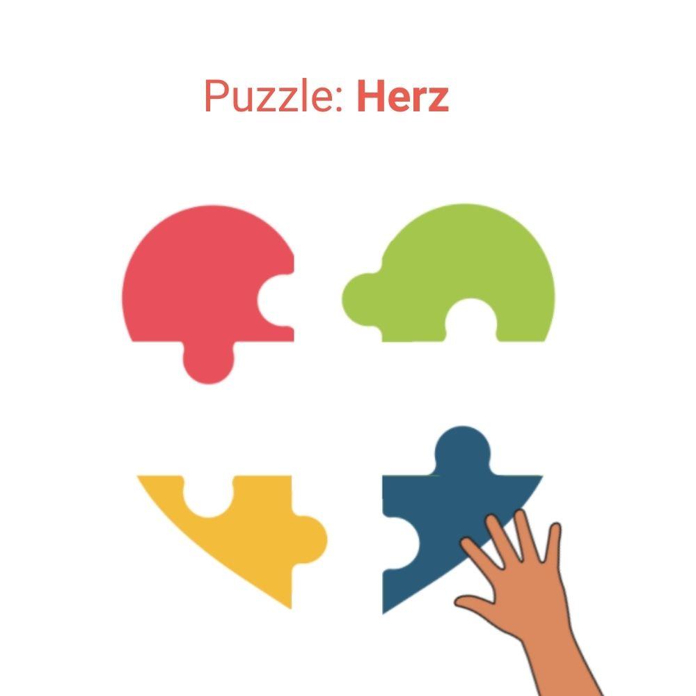 Puzzle: Herz Puzzle: Herz