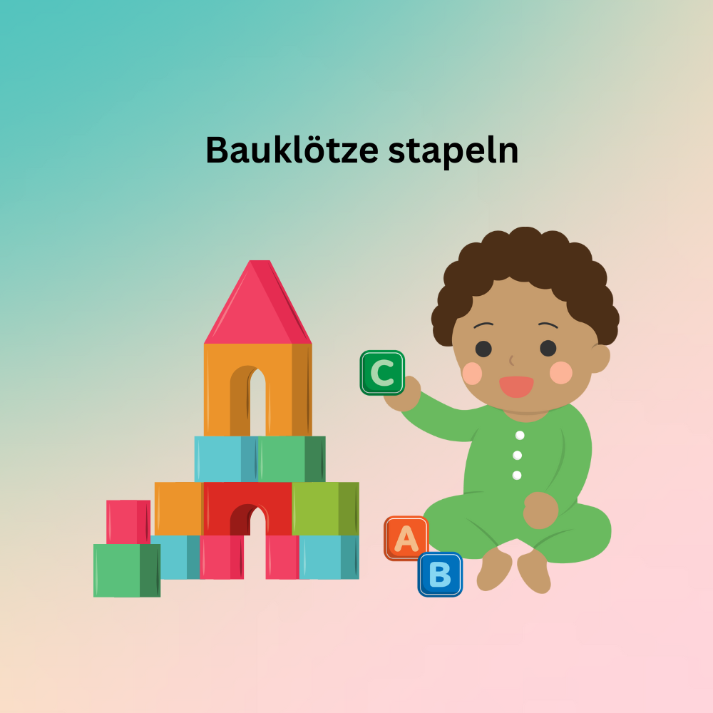 Bauklötze stapeln Bauklötze stapeln