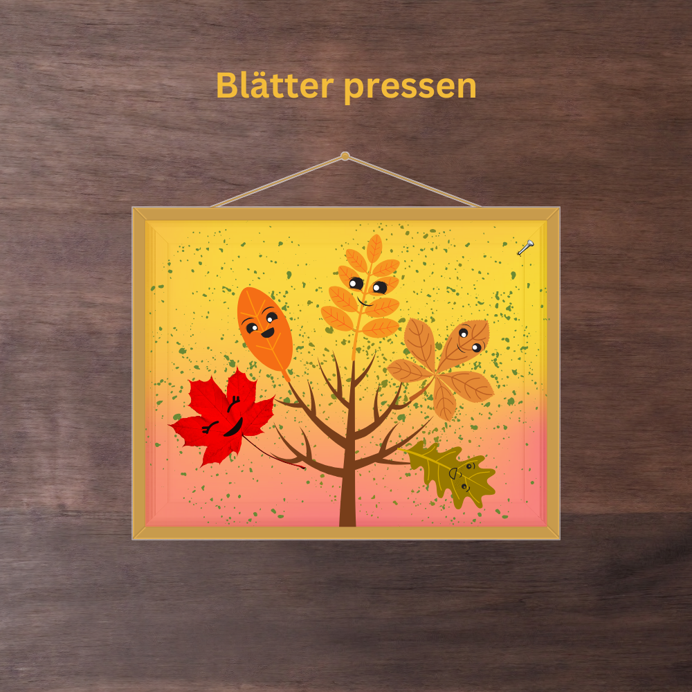 Blätter pressen Blätter pressen