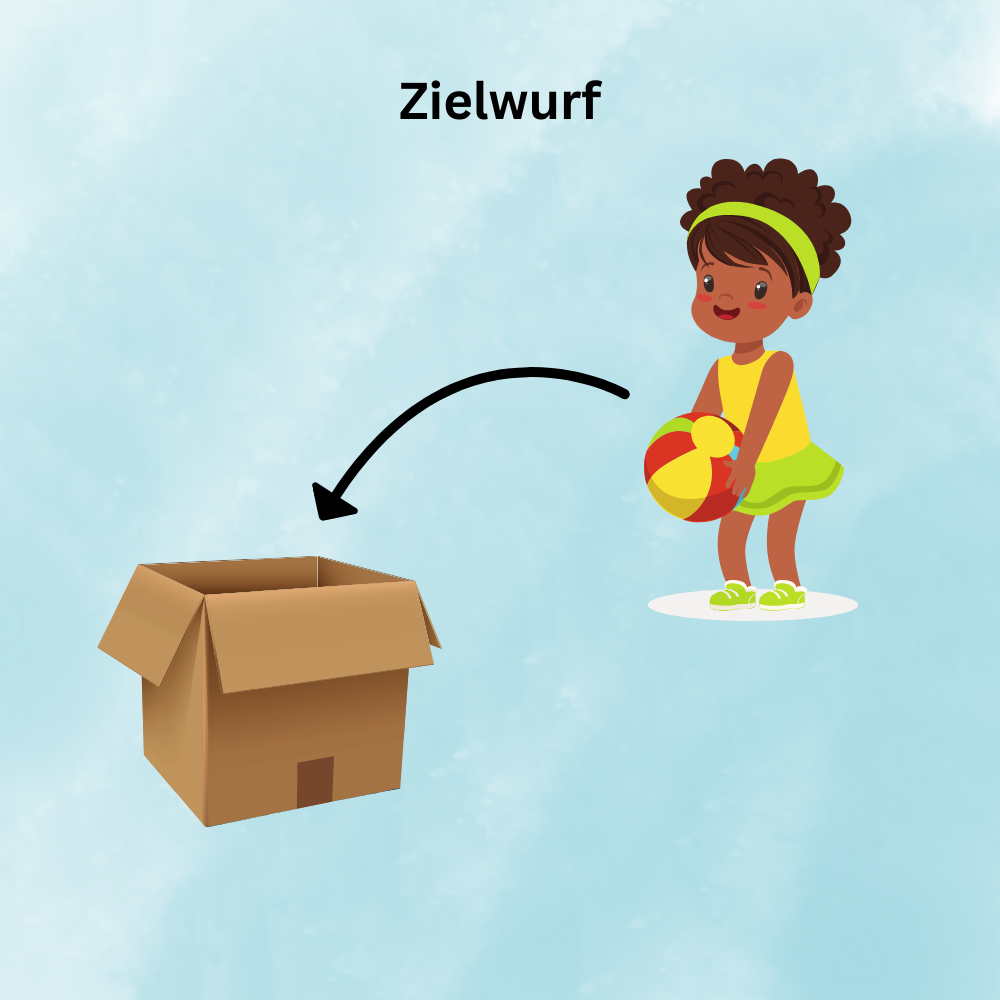 Zielwurf mit Wasserball Zielwurf mit Wasserball