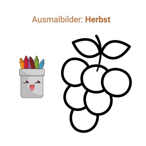 Ausmalbilder: Herbst
