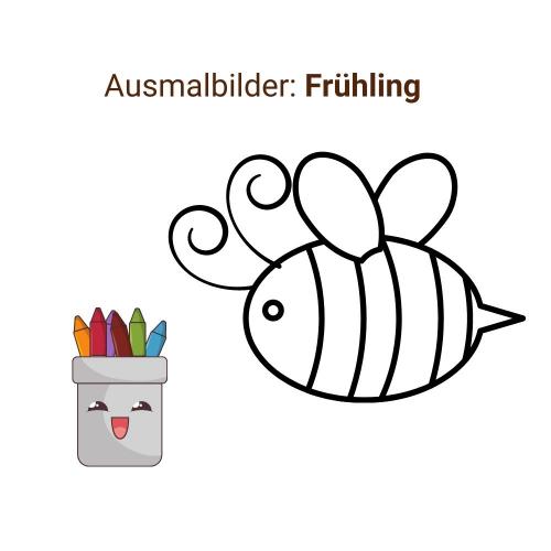Ausmalbilder: Frühling