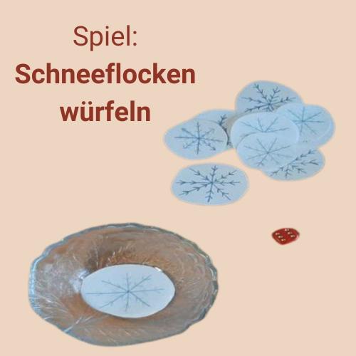 Spiel: Schneeflocken würfeln