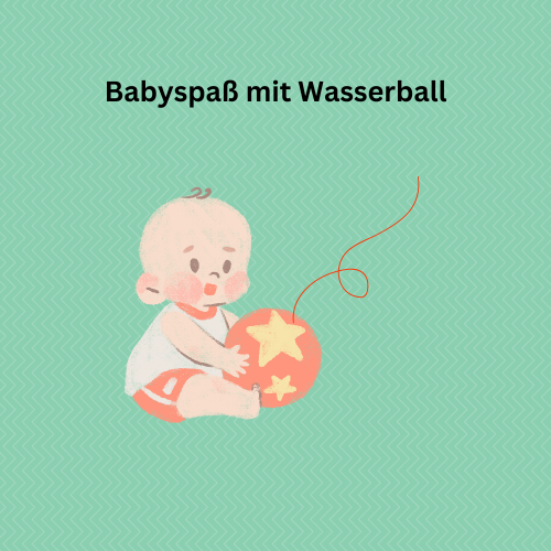 Wasserball an der Schnur